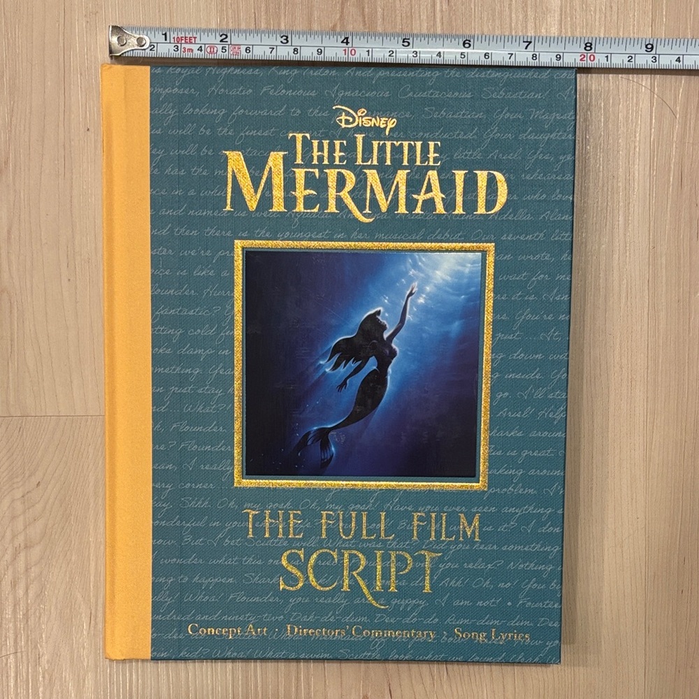 Disney’s The Little Mermaid Full Film Script Hardcover Book *Rare* - Picture 7 of 7